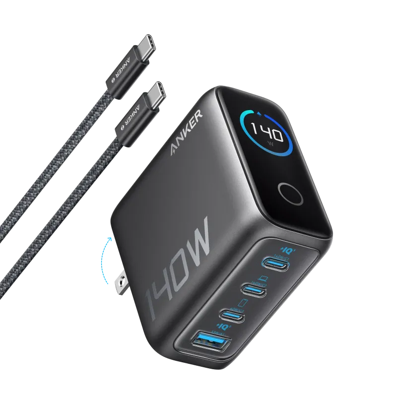 Anker Zolo B2697 140W Fast Charger With Type C to Type C Cable