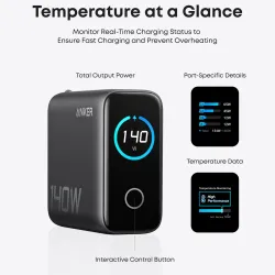 Anker Zolo B2697 140W Fast Charger With Type C to Type C Cable