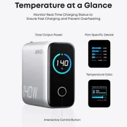 Anker Zolo B2697 140W Fast Charger With Type C to Type C Cable