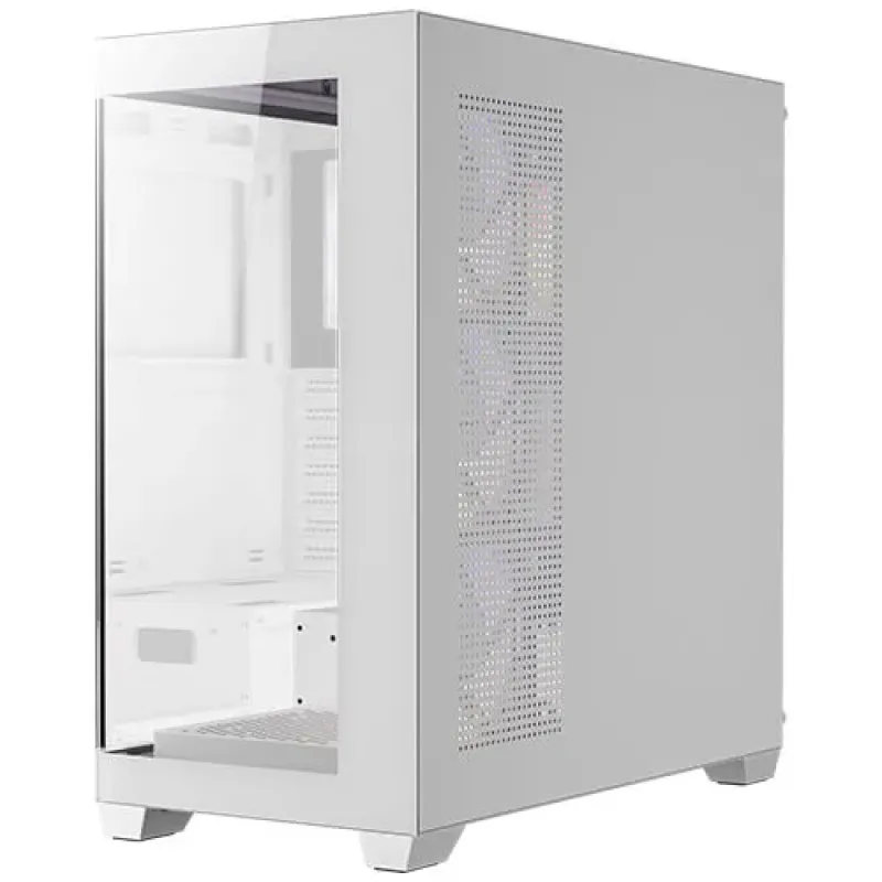 Antec CX300 ARGB Full-View ATX Mid Tower Gaming Casing White