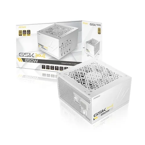 Antec GSK 850W White ATX 3.1 Gold Full Modular Power Supply