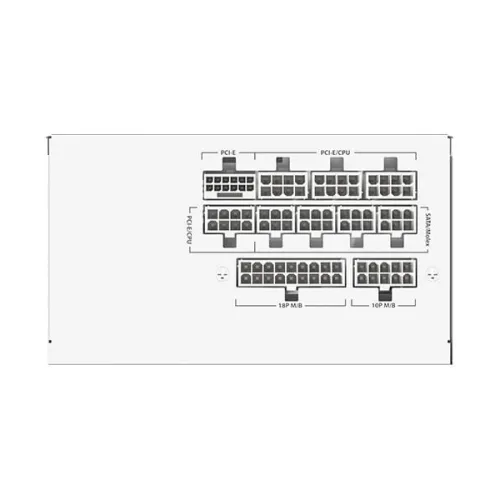 Antec GSK 850W White ATX 3.1 Gold Full Modular Power Supply
