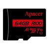 Apacer R100 MicroSDXC UHS-I U1 V10 A1 64GB Class-10 Memory Card with Adapter