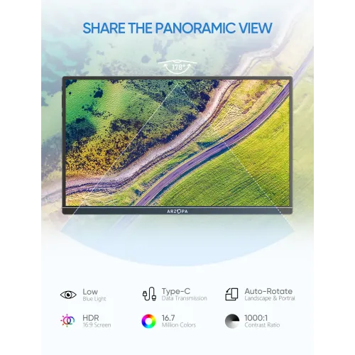 Arzopa A1S 14" FHD IPS Portable Monitor