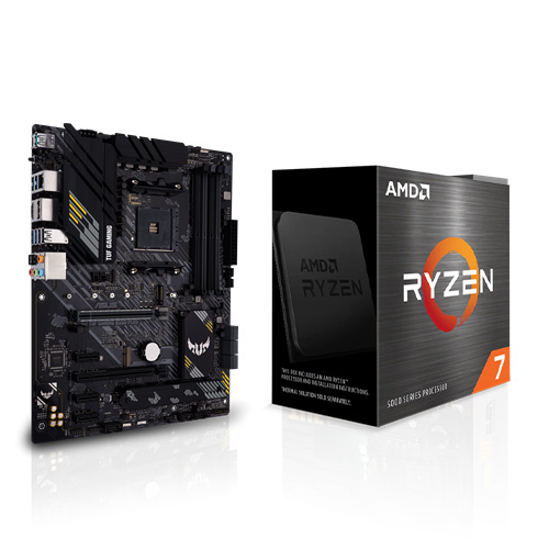 Ryzen 7 5800X With Asus TUF Gaming B550 Plus Motherboard Processor Combo