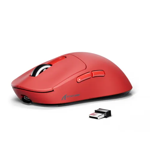 ATTACK SHARK X3 Wireless Gaming Mouse Red