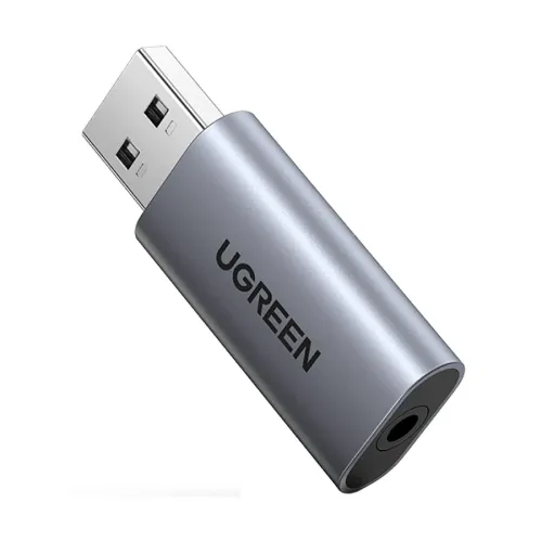 Ugreen CM383 3.5mm Female to USB Male Audio Converter #80864