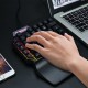 BAJEAL F6 Wired One-handed Gaming Keyboard with LED Backlight