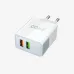 BWOO BO-CDA132 Dual USB-A QC3.0 30W Fast Charging Wall Charger