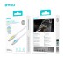 BWOO BO-X325CC USB-C to USB-C 240W 1.2M Aromatherapy Charging Cable with RGB Light 
