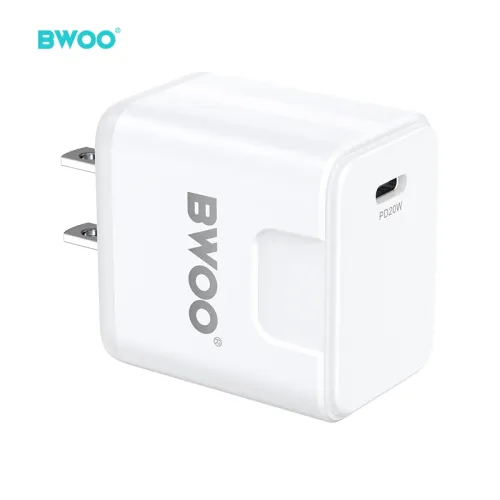 BWOO BO-CDA169 20W USB C Fast Charger PD 3.0 Power Adapter 13 12 11 Pro Max SE X for iPhone