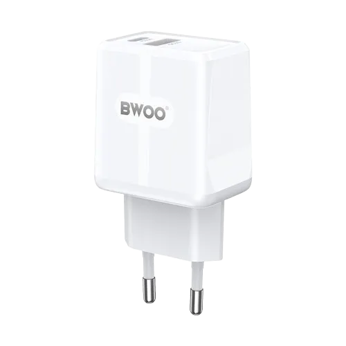 BWOO BO-CDA170 20W 2 Port Fast Charger Adapter
