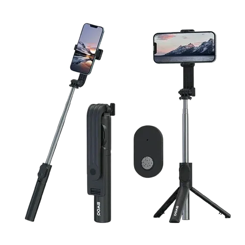 BWOO BO-ZP13 Wireless Remote Control Tripod Selfie Stick