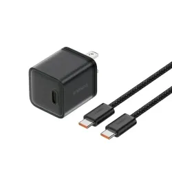 Baseus GaN5S Fast Charger 20W Adapter with Type C Cable