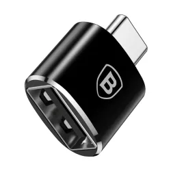 Baseus Mini Type-C Male to USB Female Black Converter