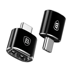Baseus Mini Type-C Male to USB Female Black Converter