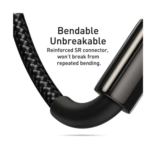 Baseus Tungsten Gold 3 in 1 USB to M+L+C Fast Charging Data Cable