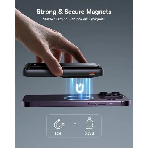 Baseus PPCXZ10 20W 10000mAh Magnetic Wireless Fast Charging Power Bank