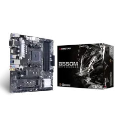 Biostar B550MX/E PRO DDR4 AMD AM4 Micro ATX Motherboard