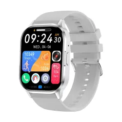 Blisbond Alpha AMOLED Display Bluetooth Calling Smart Watch Black