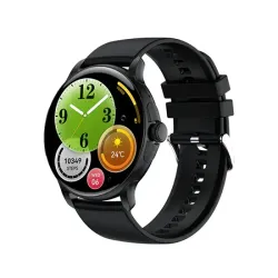 Blisbond Senor AMOLED Display Bluetooth Calling Smart Watch Black