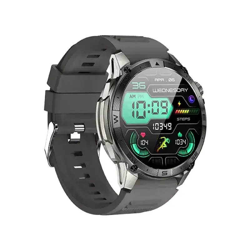 Blisbond Storm AMOLED Display Bluetooth Calling Smart Watch Grey