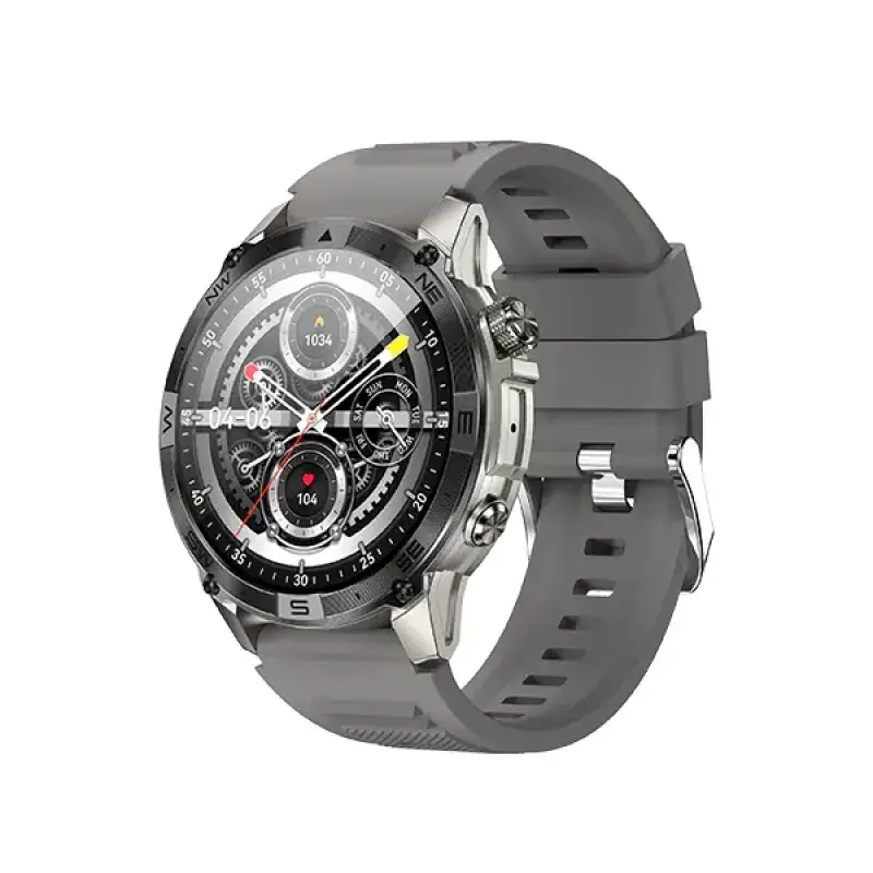 Blisbond Storm AMOLED Display Bluetooth Calling Smart Watch Grey