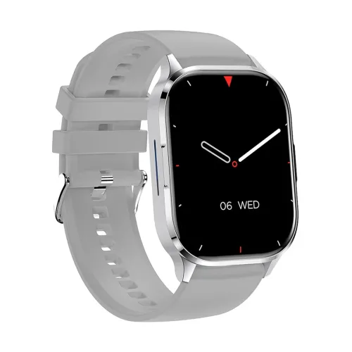 Blisbond Alpha AMOLED Display Bluetooth Calling Smart Watch Silver