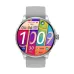 Blisbond Senor AMOLED Display Bluetooth Calling Smart Watch Silver