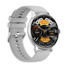 Blisbond Senor AMOLED Display Bluetooth Calling Smart Watch Silver