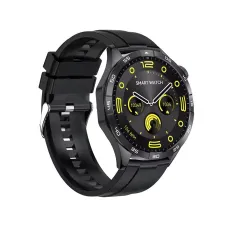 Blisbond Edge AMOLED Display Bluetooth Calling Smart Watch Black