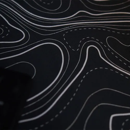 Blisspads BP05 Topography Black Gaming Mouse Pad