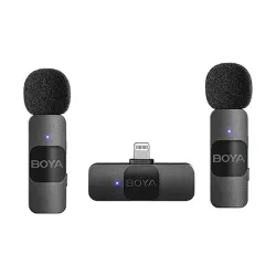 BOYA BY-V2 Ultracompact 2.4GHz Wireless Microphone System for iOS Device