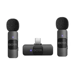 BOYA BY-V20 Ultracompact 2.4GHz Wireless Microphone System for Type-C Device