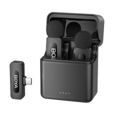 BOYA BY-V30 2.4 GHz Dual-Channel Wireless Microphone System