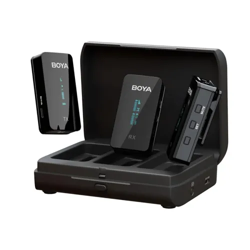 BOYA BY-XM6-K2 2.4GHz Ultra-compact Wireless Microphone System Kit
