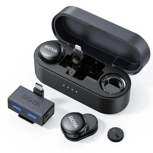 Boya BOYALINK 3 AI-Powered Button Wireless Microphone System
