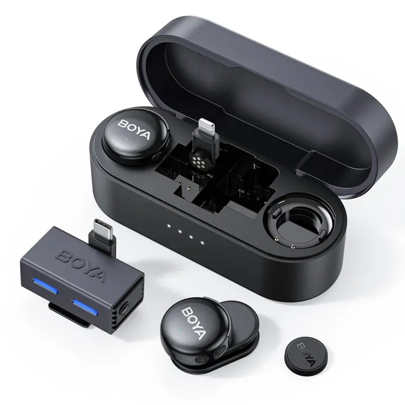 Boya BOYALINK 3 AI-Powered Button Wireless Microphone System