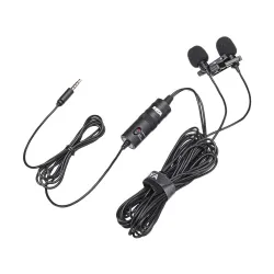 Boya BY-M1DM Dual Omni Directional Lavalier Microphone