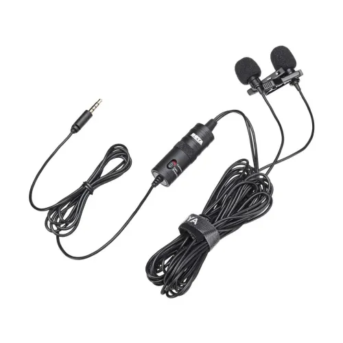 Boya BY-M1DM Dual Omni Directional Lavalier Microphone