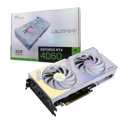 Colorful iGame GeForce RTX 4060 Ultra W DUO OC 8GB-V GDDR6 Graphics Card