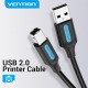 Vention COQBH USB 2.0 Type-A to Type-B Male Print Cable - 2M Vention COQBH USB 2.0 Type-A to Type-B Male Print Cable - 2M