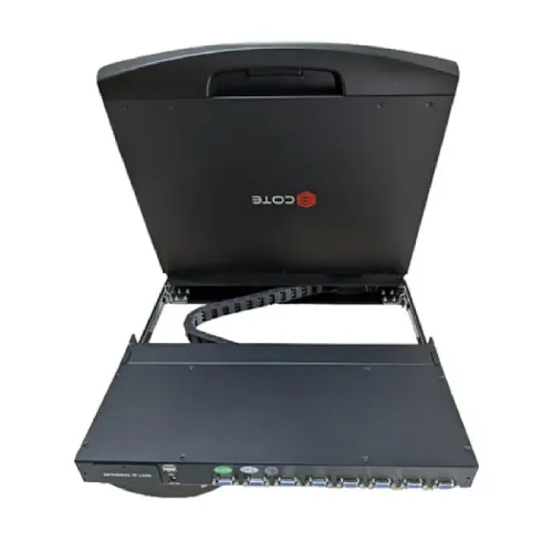 COTE KVM-1619M 16 Port KVM Switch with 19" Console