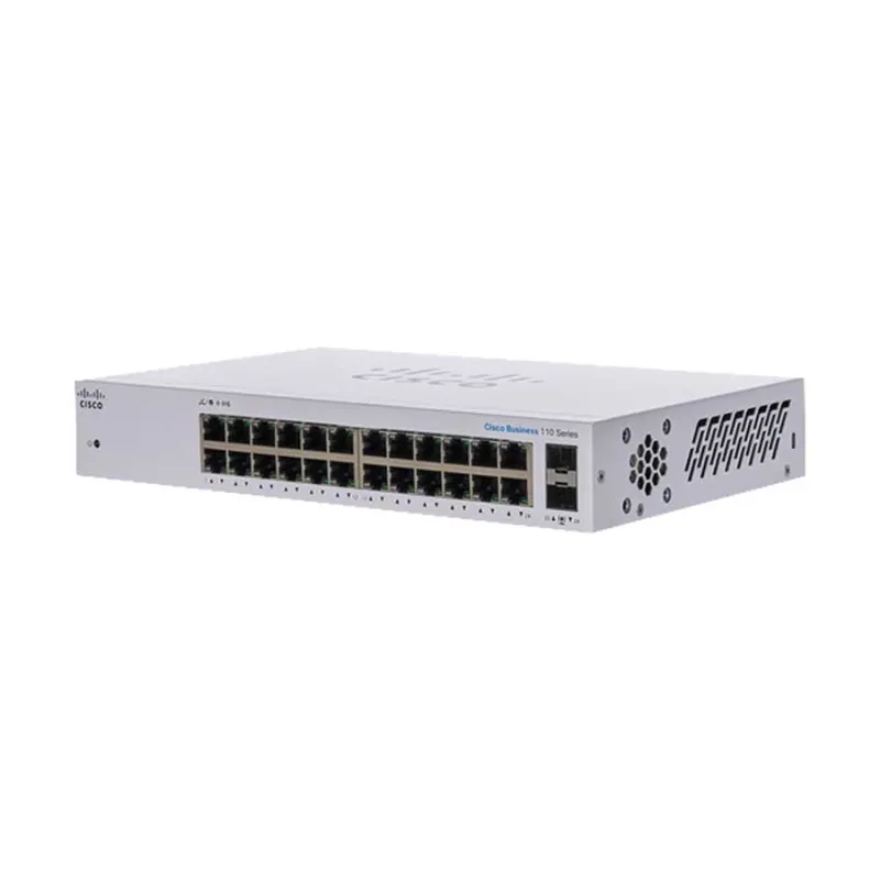 Cisco CBS110 26 Port (24 Gigabit & 2 Gigabit SFP Port) Unmanaged Rackmount Switch Cisco CBS110 26 Port (24 Gigabit & 2 Gigabit SFP Port) Unmanaged Rackmount Switch