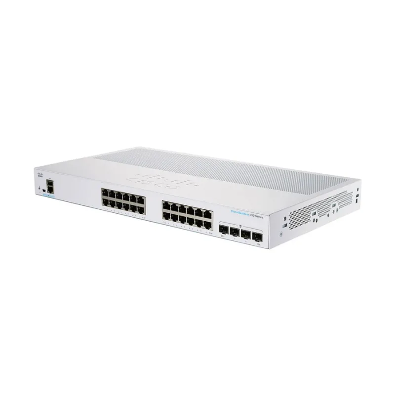 Cisco CBS350-24T-4X 28 Port (24-port 10/100/1000 Ethernet & 4-port 10G SFP+) Managed Switch Cisco CBS350-24T-4X 28 Port (24-port 10/100/1000 Ethernet & 4-port 10G SFP+) Managed Switch