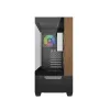 Cooler Master Elite 690 Wood Micro ATX Mid Tower Cabinet Case - Black