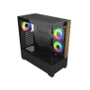 Cooler Master Elite 690 Wood Micro ATX Mid Tower Cabinet Case - Black
