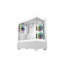 Cooler Master Elite 690 Wood Micro ATX Mid Tower Cabinet Case - White