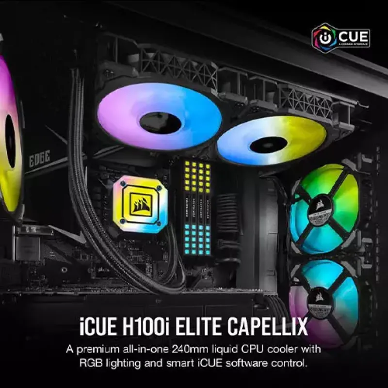 Corsair iCUE H100i ELITE CAPELLIX XT Liquid CPU Cooler