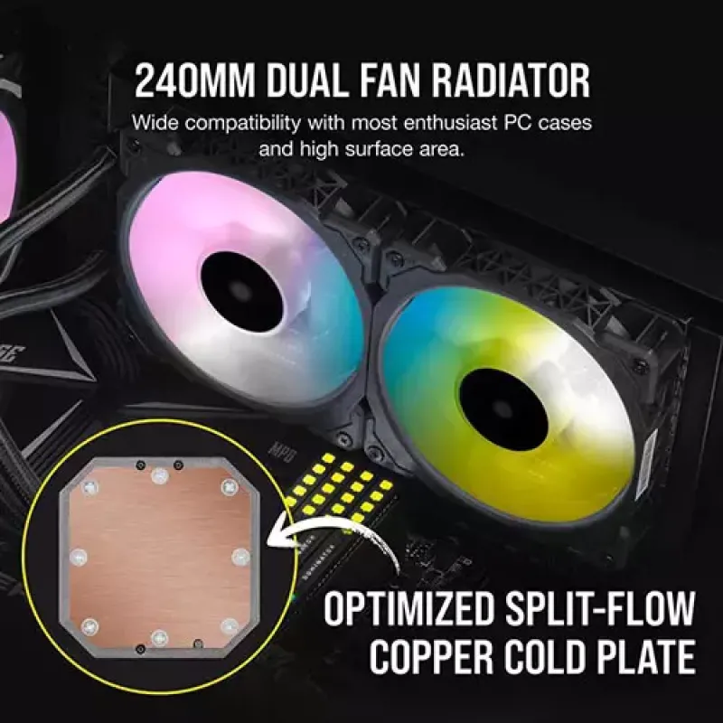 Corsair iCUE H100i ELITE CAPELLIX XT Liquid CPU Cooler